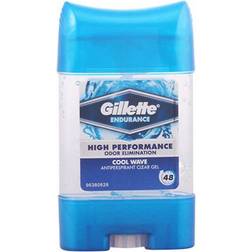 Gillette Endurance Cool Wave Antiperspirant Clear Gel Deo Stick 70ml
