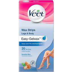 Veet Easy Gel Wax Strips Sensitive Skin 20-pack