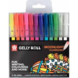 Sakura Gelly Roll Moonlight Fluorescent Gel Pen 12-pack