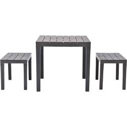 vidaXL 48779 Patio Dining Set, 1 Table incl. 2 Chairs