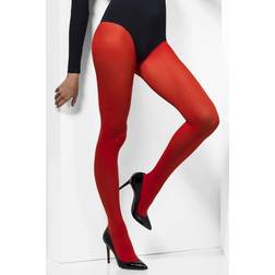 Smiffys Opaque Tights Red