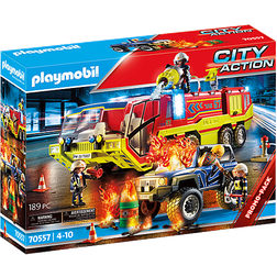 Playmobil City Action Fire Engine with Truck 70557
