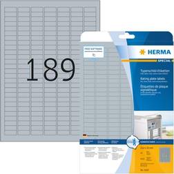 Herma Rating Plate Labels