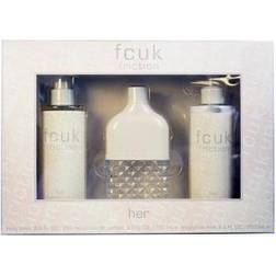 French Connection FCUK Friction for Her Gift Set EdT 100ml+ Body Lotion 250ml + Fragrance Mist 250ml