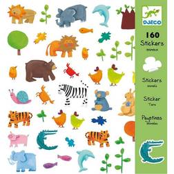 Djeco Stickers Animals 160pc