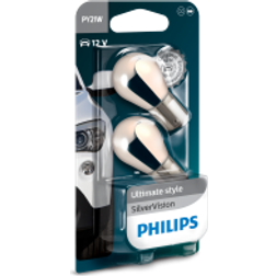 Philips Silver Vision Incandescent Lamps 21W BAU15s 2-pack