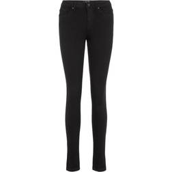 Vero Moda Vmtanya Normal Waist Slim Fit Jeans - Black