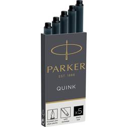 Parker Standard Washable Black Ink Cartridges 5-pack