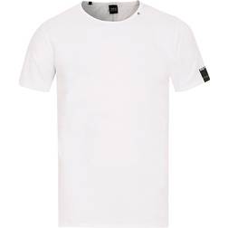 Replay Raw Cut Cotton T-shirt - White