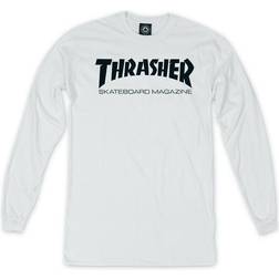 Thrasher Magazine Skate-Mag Long Sleeve T-shirt - White