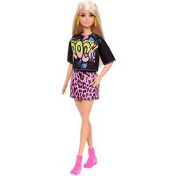 Mattel Barbie Fashionistas Doll Rock Tee Skirt