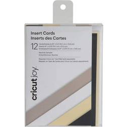 Cricut Insert Cards Neutrals Sampler A2 36-pack