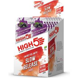 High5 Energy Gel with Slow Release Carbs Blackcurrant 62g 14 pcs