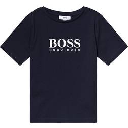 HUGO BOSS Boy's Short Sleeves T-shirt - Navy