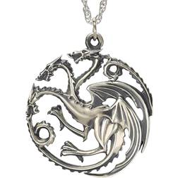 Noble Collection Game of Thrones House Targaryen Pendant - Silver