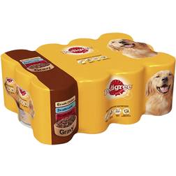 Pedigree Tins Mixed Meat Selection in Gravy 12x400g