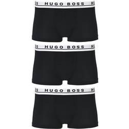 HUGO BOSS Stretch Cotton Trunks 3-pack - Black