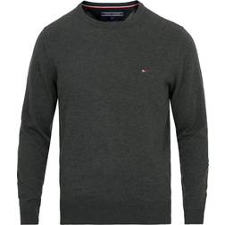 Tommy Hilfiger Crew Neck Pullover Jumper - Charcoal Heather
