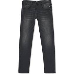 Replay Anbass Hyperflex Re-Used Jeans - Medium Grey