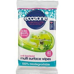 Ecozone Anti-Bacterial Multi Surface Wipes 40-pack