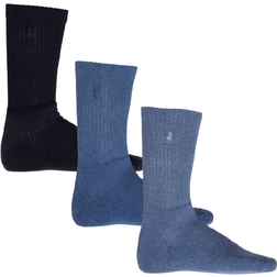 Polo Ralph Lauren Crew Socks 3-pack – Denim