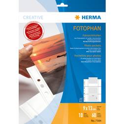 Herma Fotophan Transparent Photo Pockets 9x13cm 10pcs