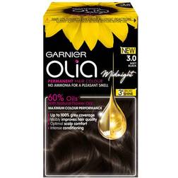 Garnier Olia Permanent Hair Colour #3.0 Soft Black