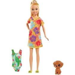 Mattel Barbie & Chelsea The Lost Birthday Doll & Accessories Flower Beach Dress GRT89