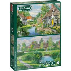 Falcon The Cottage by the River 1000 Pieces