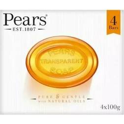 Pears Pure & Gentle Soap with Natural Oils 4-pack