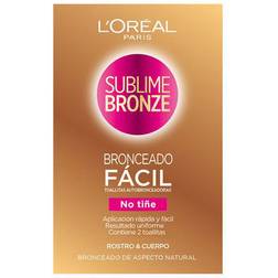 L'Oréal Paris Sublime Bronze Self-Tanning Towelettes 2-pack