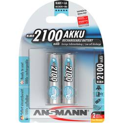Ansmann NiMH Mignon AA 2100mAh MaxE Compatible 2-pack