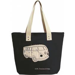 VW Collection T1 Bus Shopper Bag - Black