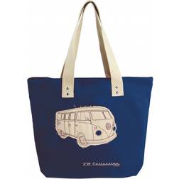 VW Collection T1 Bus Shopper Bag - Dark Blue