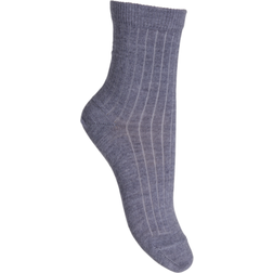 mp Denmark Ankle Wool Socks - Grey Mel (718-491)