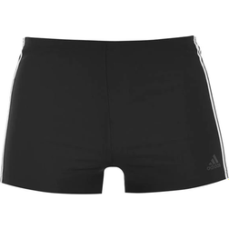 adidas 3-Stripes Swim Boxers - Black/White