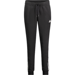 adidas Women's Essentials French Terry 3-Stripes Joggers - Black/White