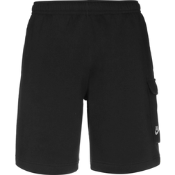 Nike Men's Sportswear Club Cargo Shorts - Black/White