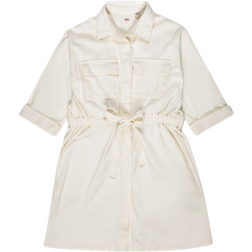 Levi's Ainsley Utility Denim Dress - Ecru/White