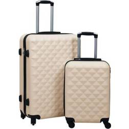 vidaXL Hardcase Suitcase - Set of 2