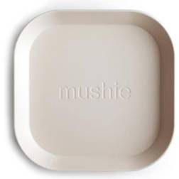 Mushie Square Dinnerware Plates 2-pack