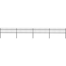 vidaXL Garden Fence with Spear Top 680x110cm
