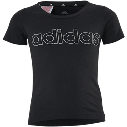 adidas Girl's Essentials T-shirt - Black/White (GN4042)