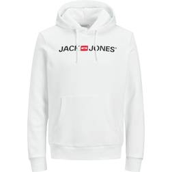 Jack & Jones Logo Decorated Hoodie - White