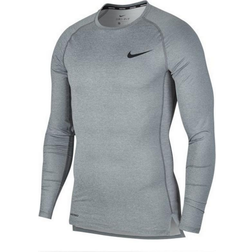 Nike Pro T-shirts Men - Smoke Grey/Light Smoke Grey/Black