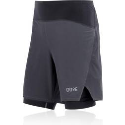 Gore R7 2 in 1 Shorts Men - Black