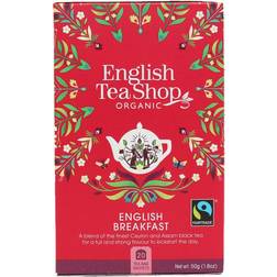 English Tea Shop Organic English Breakfast 50g 20pcs