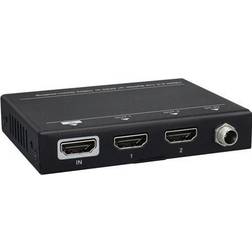 VivoLink HDMI-2HDMI/USB Micro B Splitter F-F Adapter