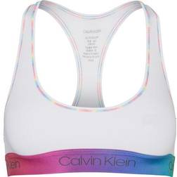Calvin Klein Modern Cotton Pride Unlined Bralette - White