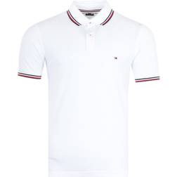 Tommy Hilfiger Organic Cotton Slim Fit Polo Shirt - White